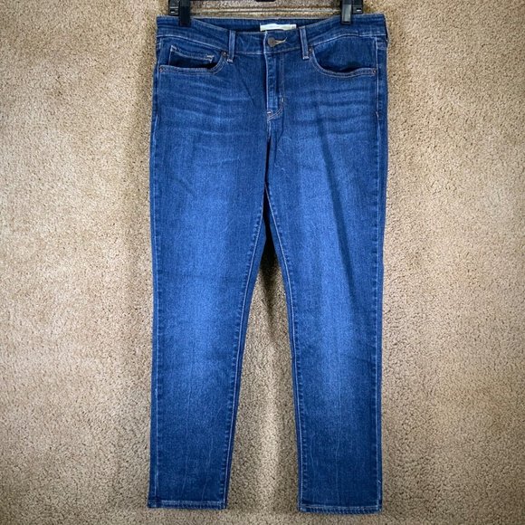 LEVI’S Womens Jeans Size 30 X 25 Skinny 711 Blue Denim Red Tab Stretchy Mid Rise - Picture 2 of 7